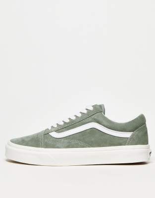 Vans - Old Skool - Sneaker aus grauem Wildleder