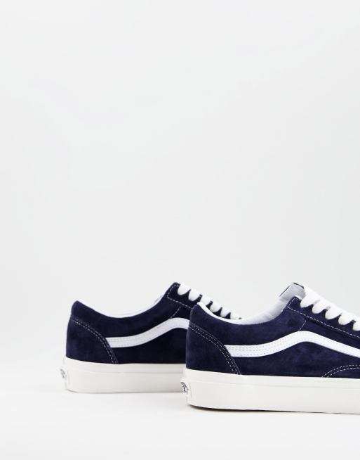 Vans old shop skool navy suede