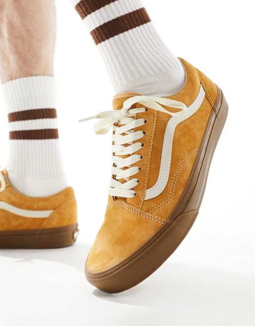 vans old skool wildleder braun