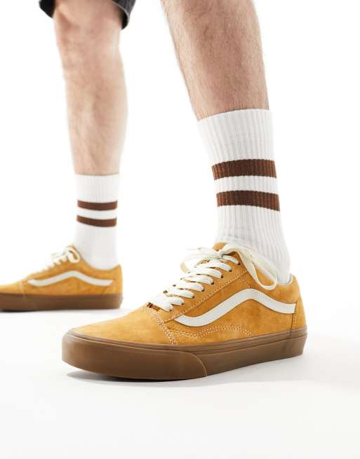 vans old skool wildleder braun