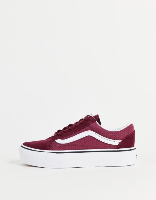 Vans old clearance skool rosa wildleder