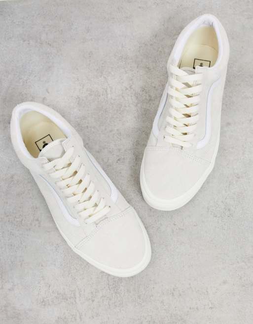 Vans old skool outlet suede white