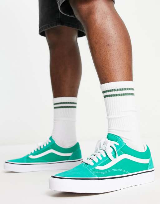 Vans – Old Skool – Sneaker in Blaugrün  