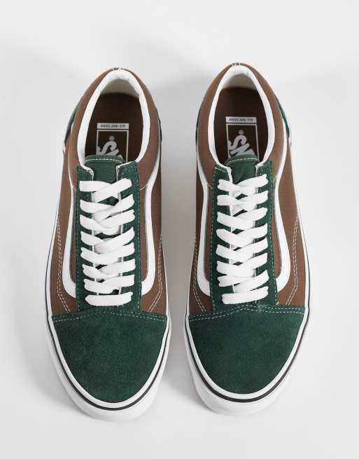 Vans Old Skool sneaker in bruin met meerdere tinten, 3 van 5