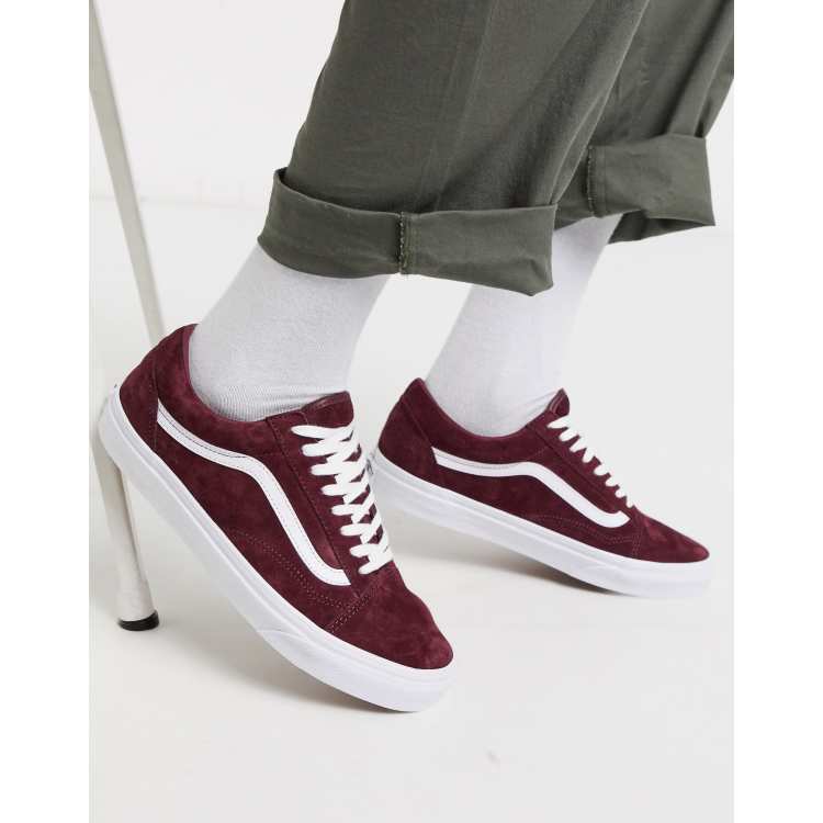 Vans old hotsell skool bordeaux rot