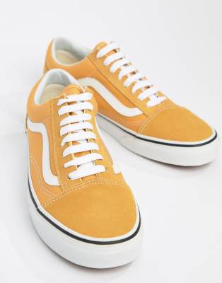 Vans old skool shop ochre true white