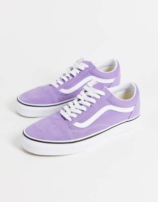 vans old skool schwarz lila