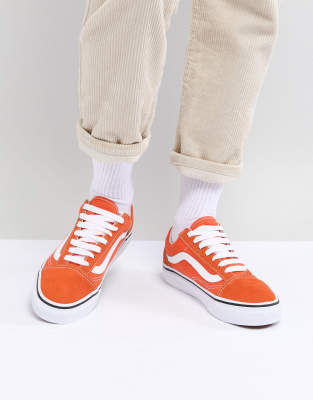 vans old skool orange