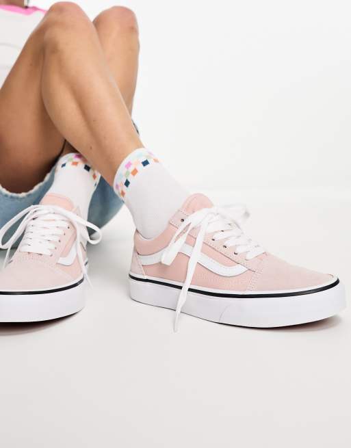 Vans old hotsell skool with rose