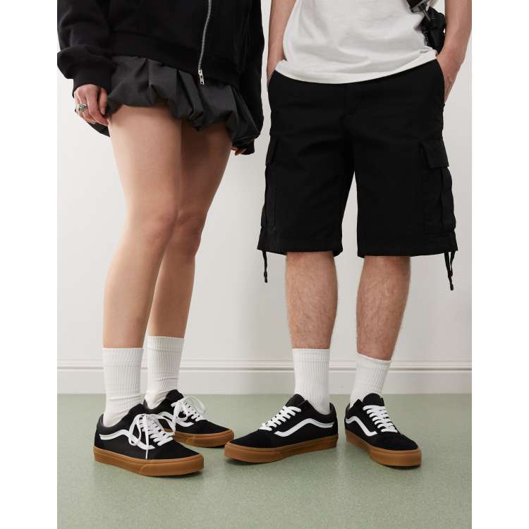 Vans Old Skool Sneaker in Schwarz mit Gummisohle ASOS