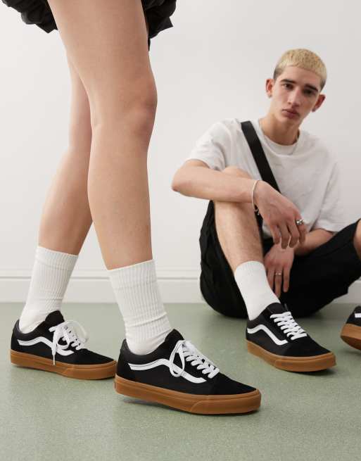 Vans – Old Skool – Sneaker in Schwarz mit Gummisohle, 3 von 5
