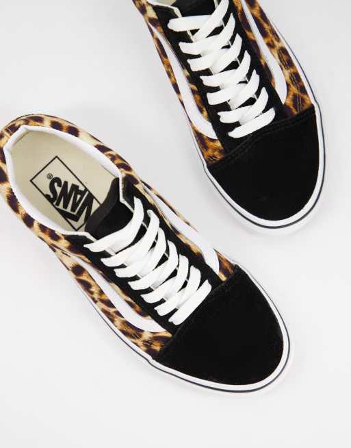 Vans old skool clearance leopard