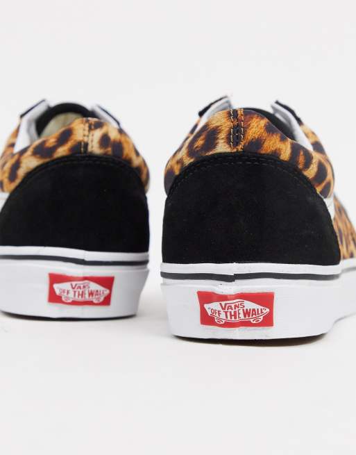 Vans 2025 negras leopardo