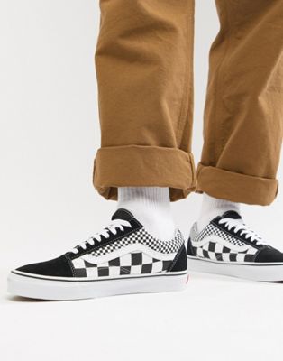 Vans Old Skool - Sneakers a scacchi nere VN0A38G1Q9B1 | ASOS