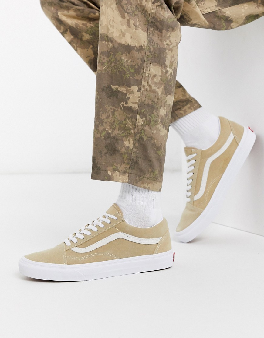 Vans - Old Skool - Sneakers beige scamosciato