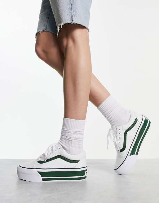 Vans old skool verdi e clearance nere