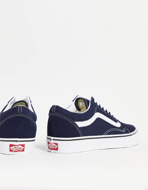 Vans  Old Skool - Sneakers blu navy, 3 di 4