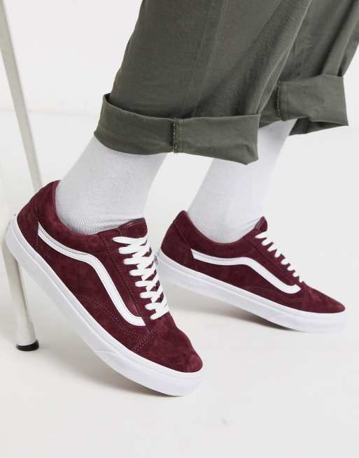 Vans bordeaux 2025 old school