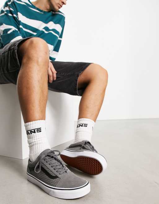 Vans - Old Skool - Sneakers grigie in ripstop , 4 di 4