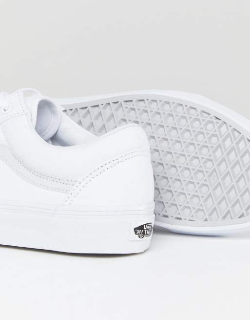 Vans Old Skool sneakers i hvid , 4 af 4