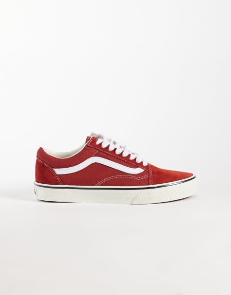 Vans Old Skool sneakers i rött - view 1