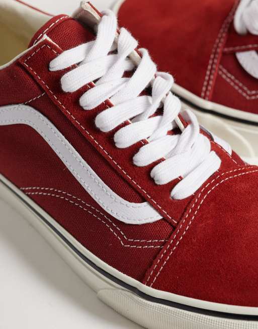 Vans Old Skool sneakers i rött, 3 av 5
