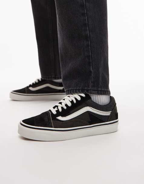 Vans Old Skool sneakers in black and grey patchwork - view 1