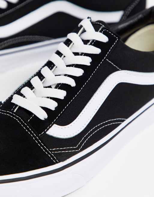 Vans Old Skool sneakers in black and white , 4 of 4