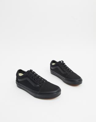 vans old skool black black