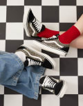 [Vans] Vans Old Skool sneakers in black leopard print 44.5 BLACK