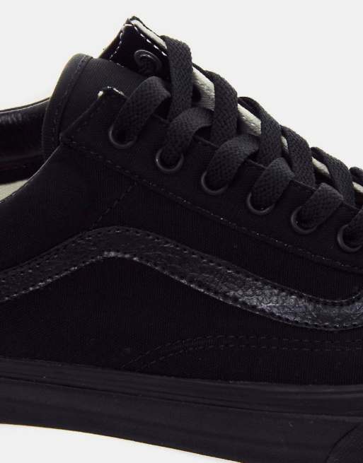 Vans old skool store trainers in black vd3hbka