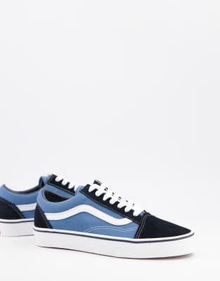 VANS OLD SKOOL SNEAKERS IN BLUE-NAVY,VN000D3HNVY