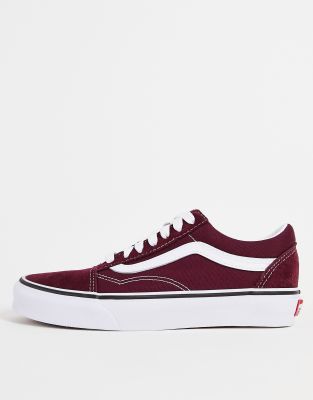 Vans Old Skool Sneakers In Burgundyred ModeSens