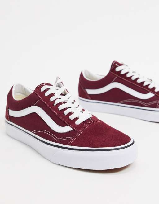 vans old skool blancas mujer