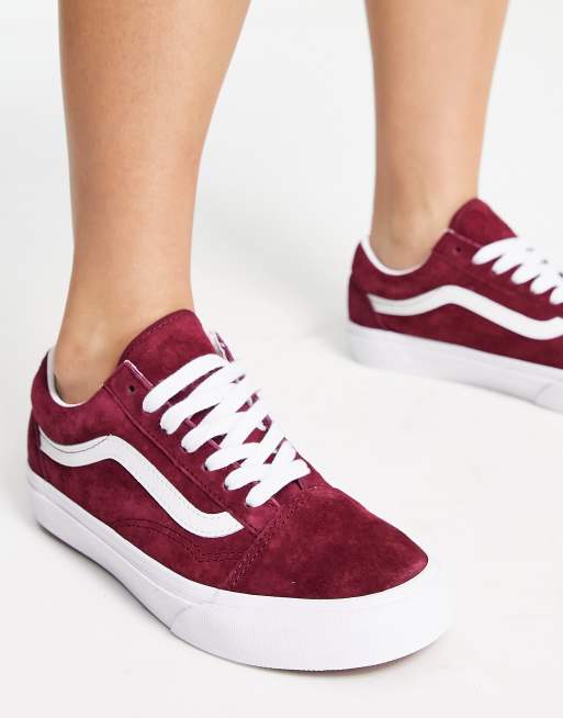 Vans basse outlet bordo