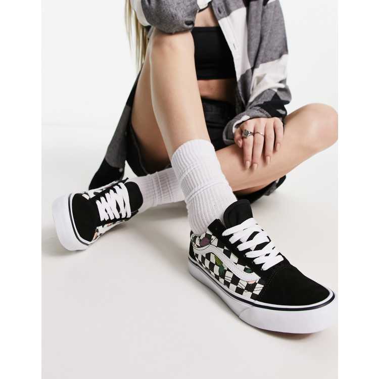 Vans Old Skool FRUIT CHECKERBOARD BLACK/WHITE 