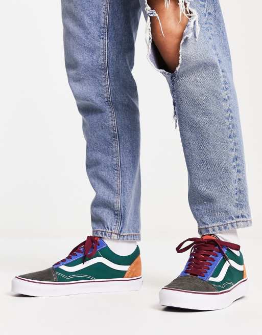 Colour block vans outlet old skool