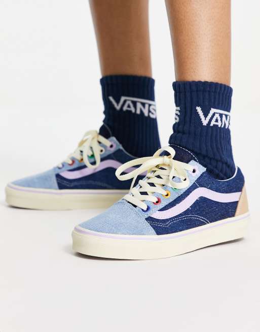 vans bleu jean