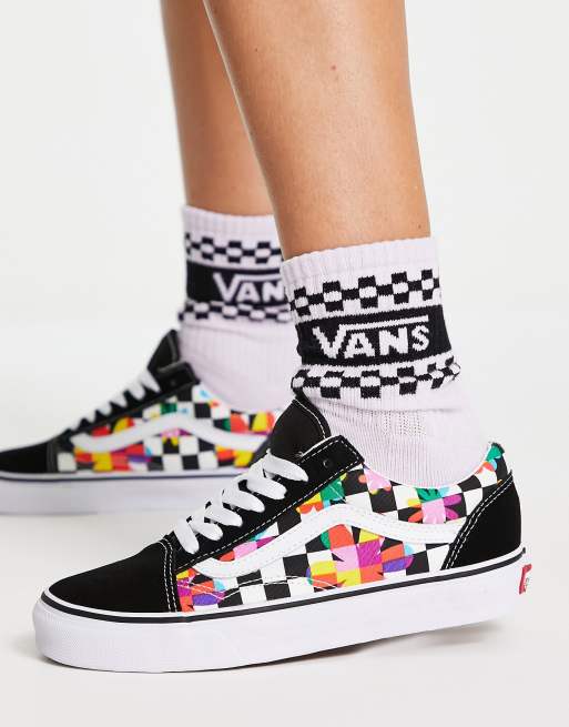 Vans 2025 checkerboard floral