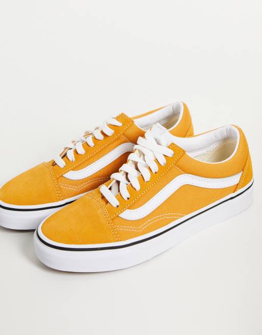 Gepolijst Vruchtbaar schreeuw Vans - Old Skool - Sneakers in goudgeel | ASOS