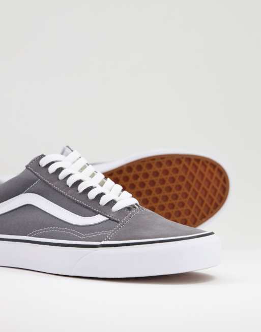 Old school gray store vans