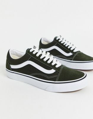 Vans Old Skool sneakers in green/white 