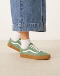 [Vans] Vans Old Skool sneakers in green with gum sole 42 GREEN