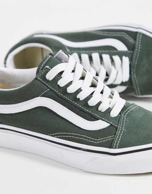 Green store van sneakers