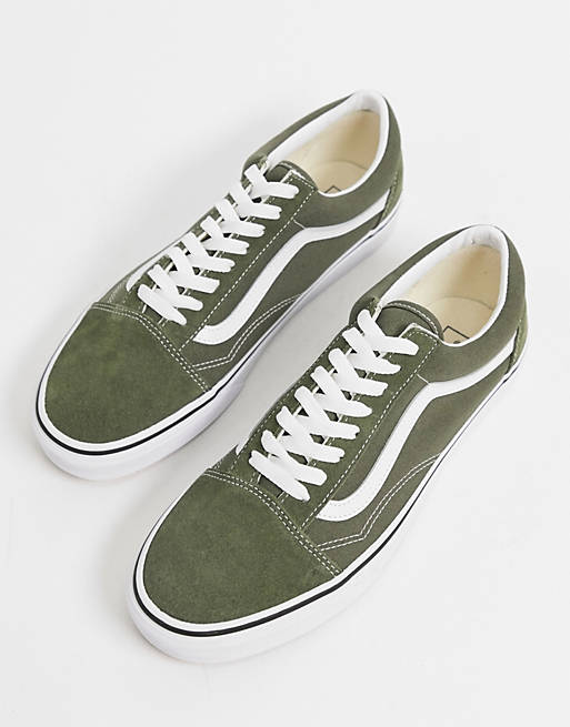 Vans Old Skool sneakers in green | ASOS