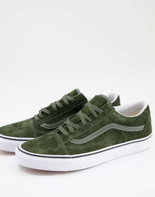 Khaki green old outlet skool vans