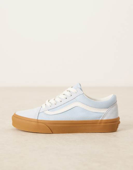 Vans Old Skool - Sneakers in lichtblauw met rubberen zool, 2 van 5