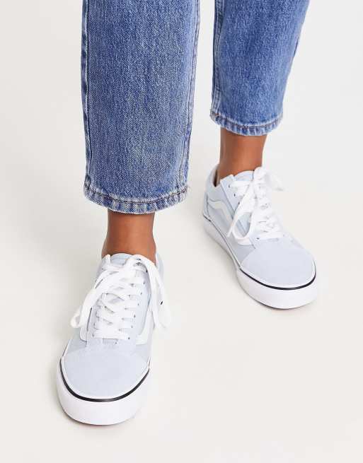 Vans Old Skool Sneakers in lichtblauw ASOS