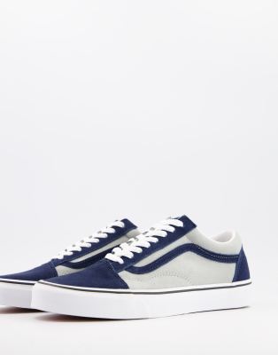 blue and white vans