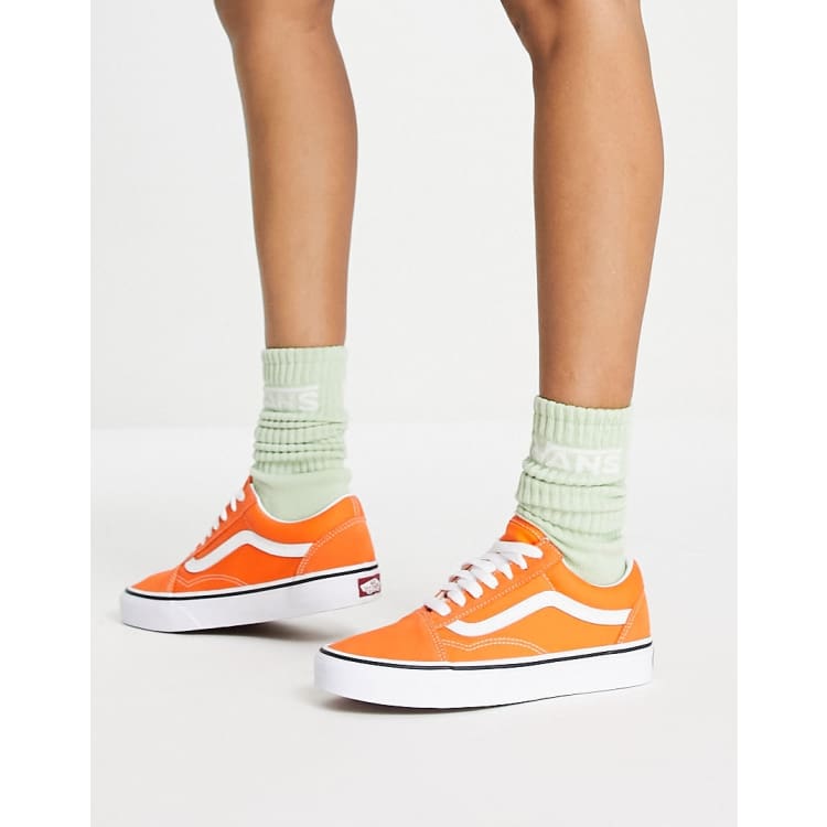 Vans grise outlet et orange